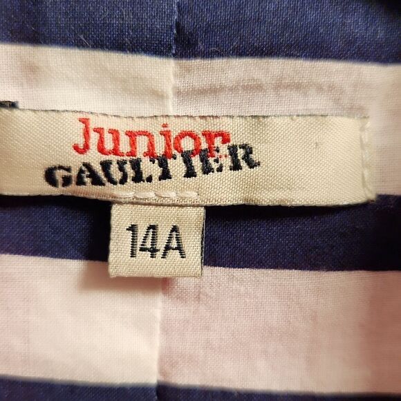 NWOT Junior Gaultier red waxed linen double breasted high-low jacket. - Picture 2 of 12